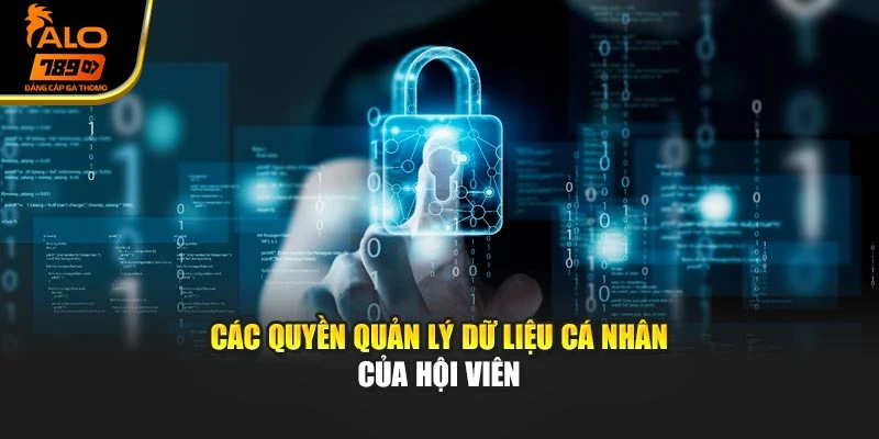 Các quyền quản lý dữ liệu cá nhân của hội viên