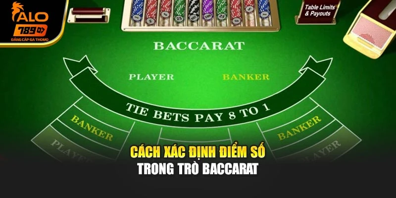 Cách xác định điểm số trong trò Baccarat