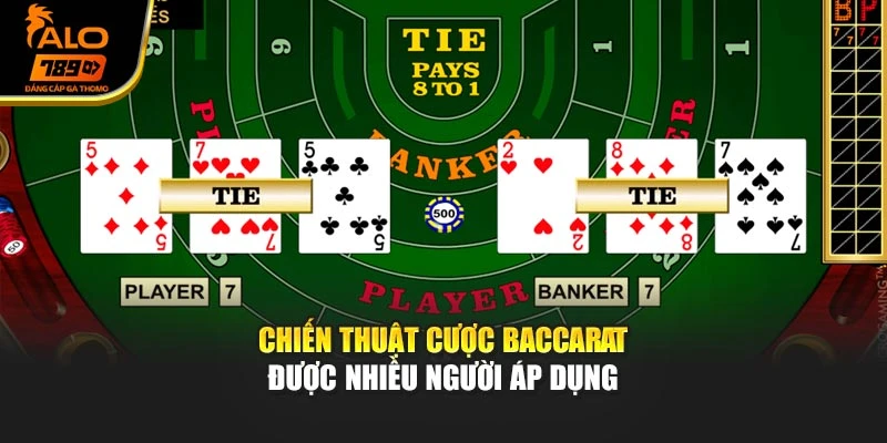 Chiến thuật cược Baccarat được nhiều người áp dụng